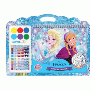 FROZEN  Colouring Set + สีน้ำและสีชอล์ก Colour as you wish 
